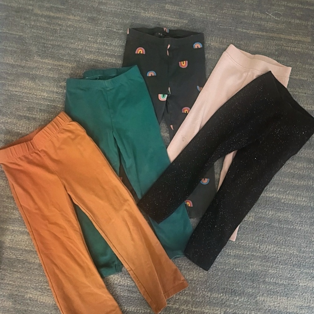 Kids Colorful Leggings Set